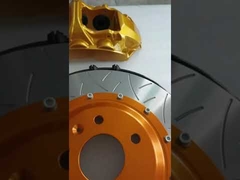 JKGT6 Gold Front Wheel Caliper 6 Pot Brake Kit For 22in Wheel