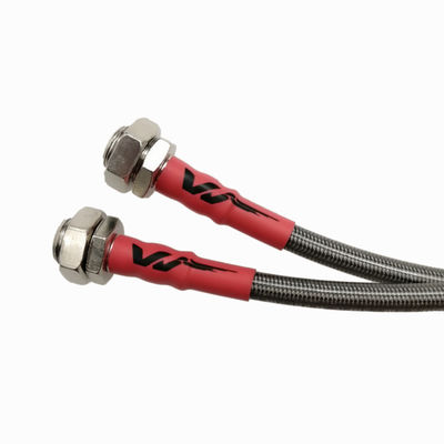 300mm Car Rubber Steel Braided Brake Hose For 22in Wheel