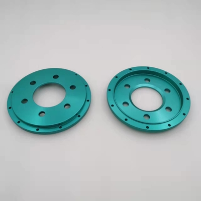 Aluminum 7075 Center brake disc bell Anodic Oxidation Turquoise Blue