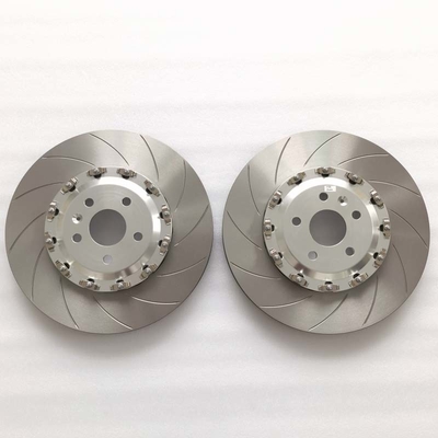 19 Inch Auto Brake Discs 370*32mm Groove Curved Disc Floating Bell For TT RS
