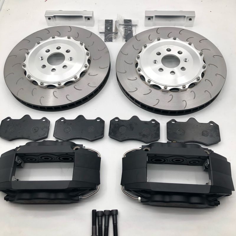 Jekit Brake Caliper 6 Pots 362x32mm Disc Rotor Sliver Center Bell