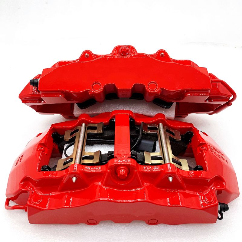 355x32mm Disc 8 Pot Brakes 18inch Wheel Red Brake Caliper Set